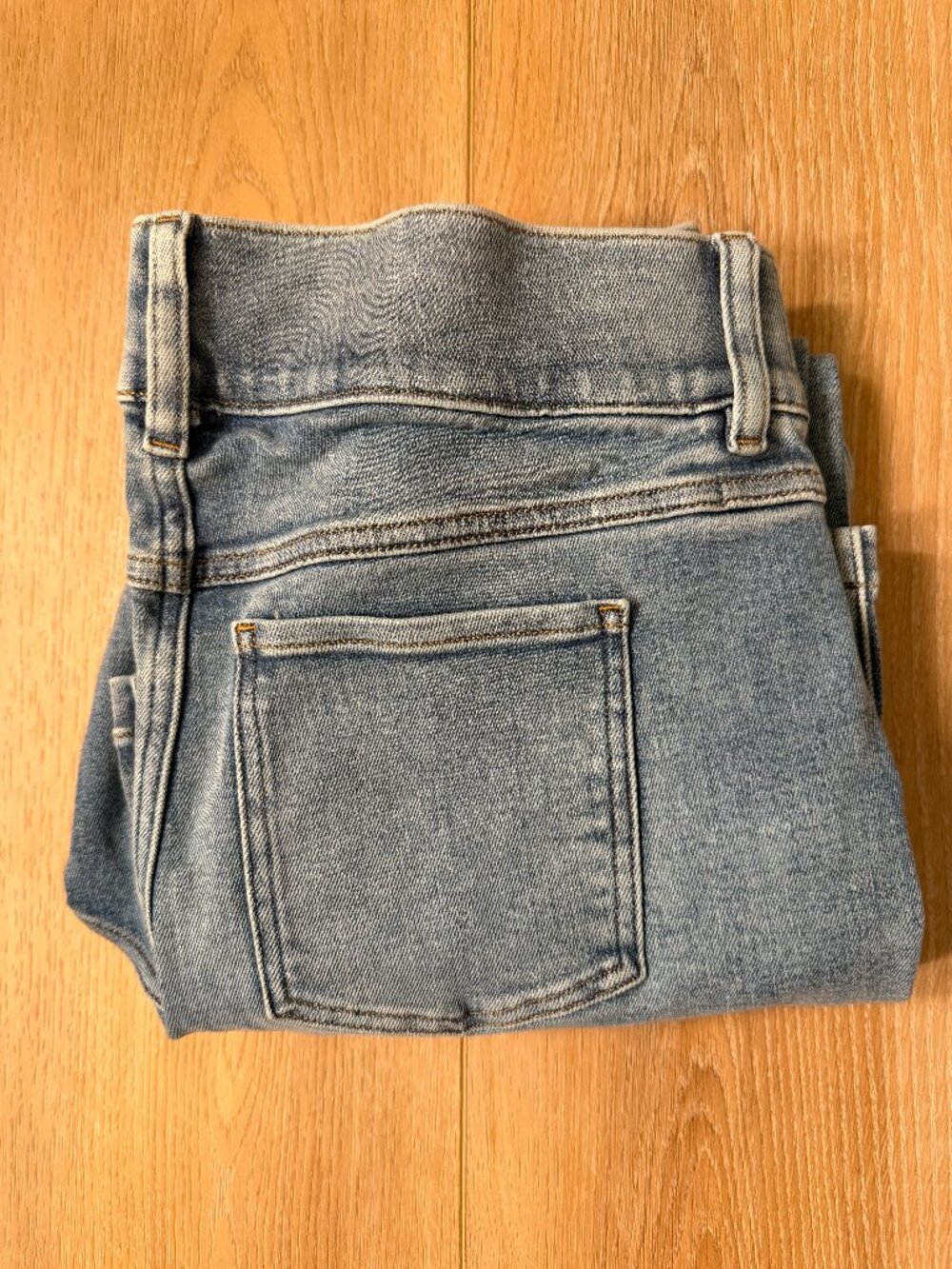 SPANX EveryWear Kick Flare Jeans Stonewashed Blue Light Wash 1X
